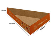 Embalagens Para Delivery Kraft 250g Pizza para Balcão
