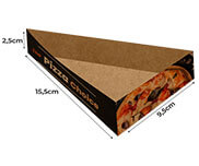 Embalagens Para Delivery Kraft 250g Pizza para Balcão