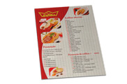Cardápios Descartáveis Reciclato Digital 240g (210x300mm)