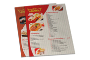 Cardápios Descartáveis Reciclato Digital 240g (210x300mm)