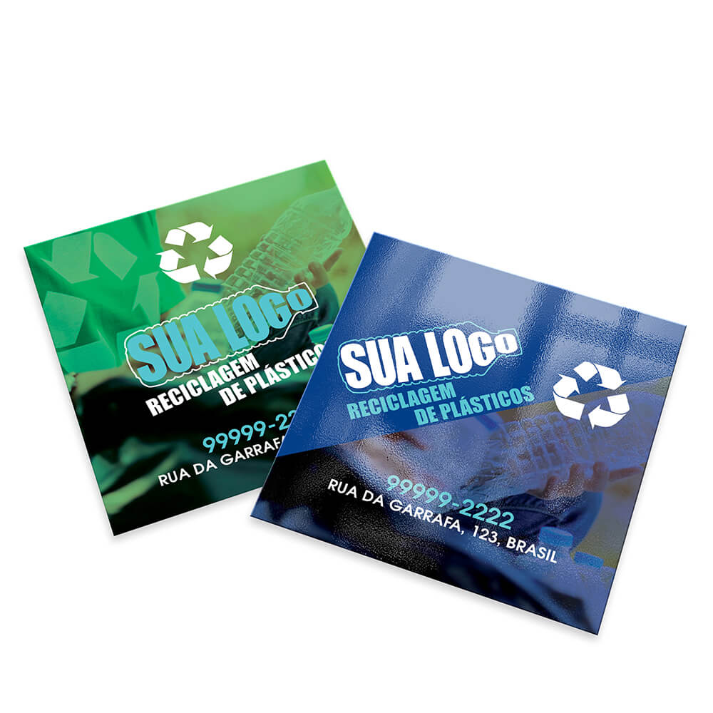 Cartões Duplo Couchê 300g Verniz Uv Total Frente e Verso