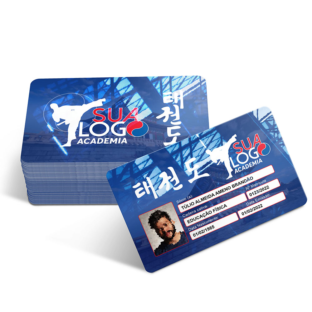 Cartões Fidelidade Plástico Compacto 75g (91x59mm)