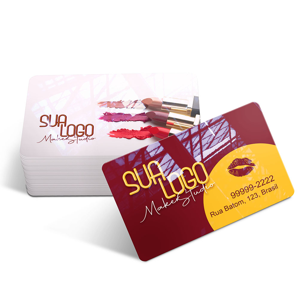 Cartões Fidelidade Plástico Compacto 50g (91x59mm)