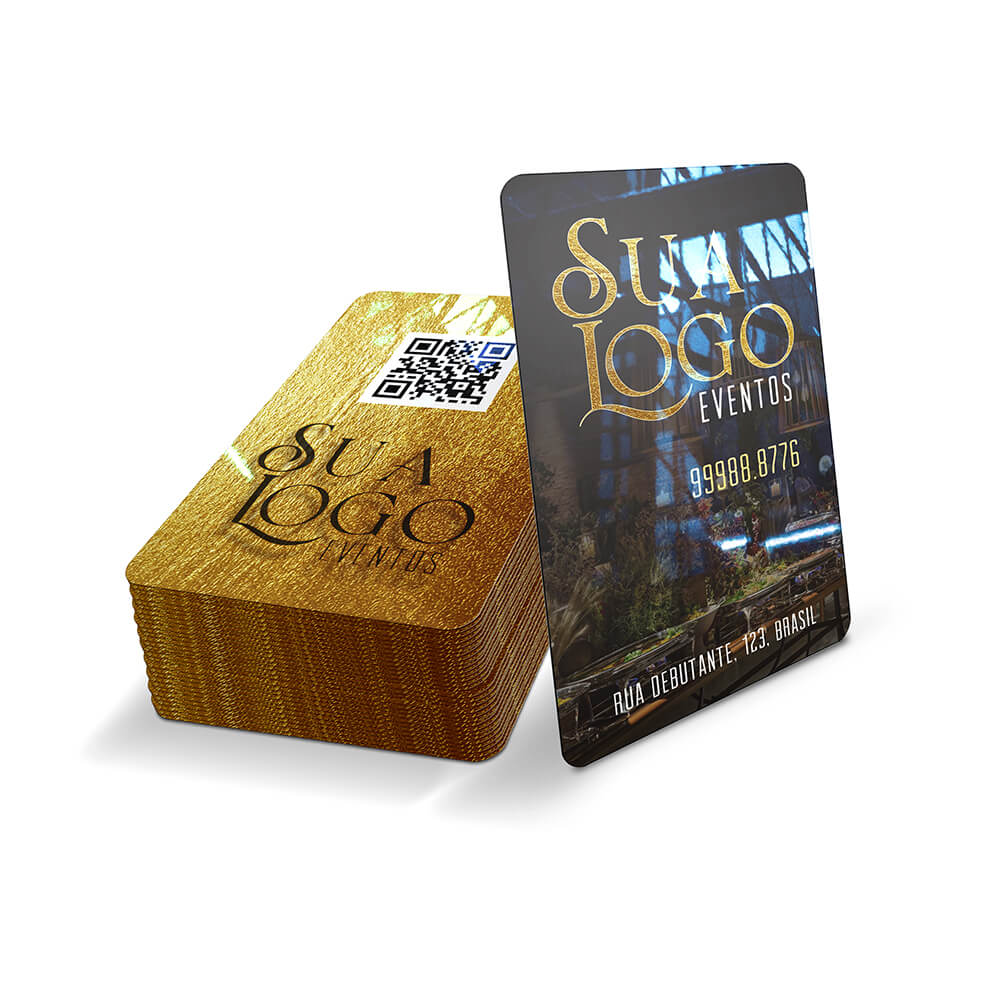 Cartões Fidelidade Plástico Compacto 50g (59x91mm)