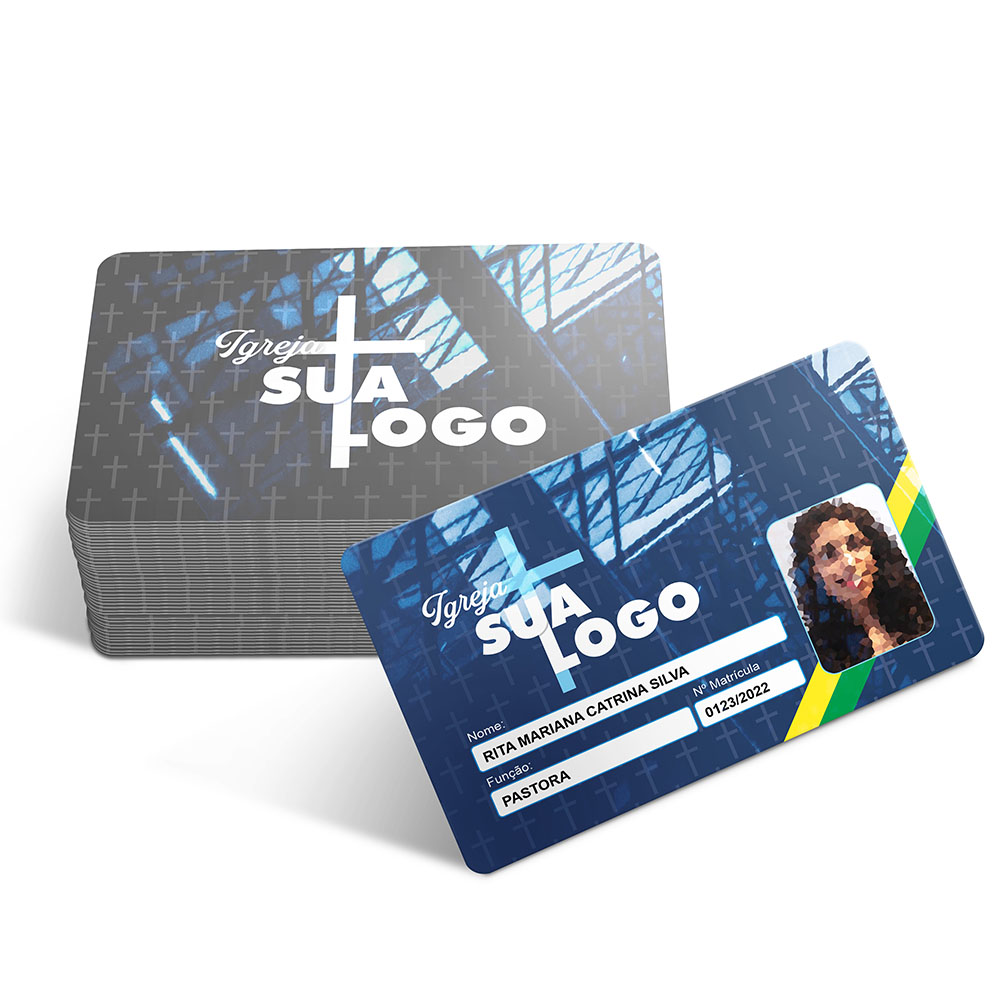 Cartões Fidelidade Plástico Compacto 75g (91x59mm)