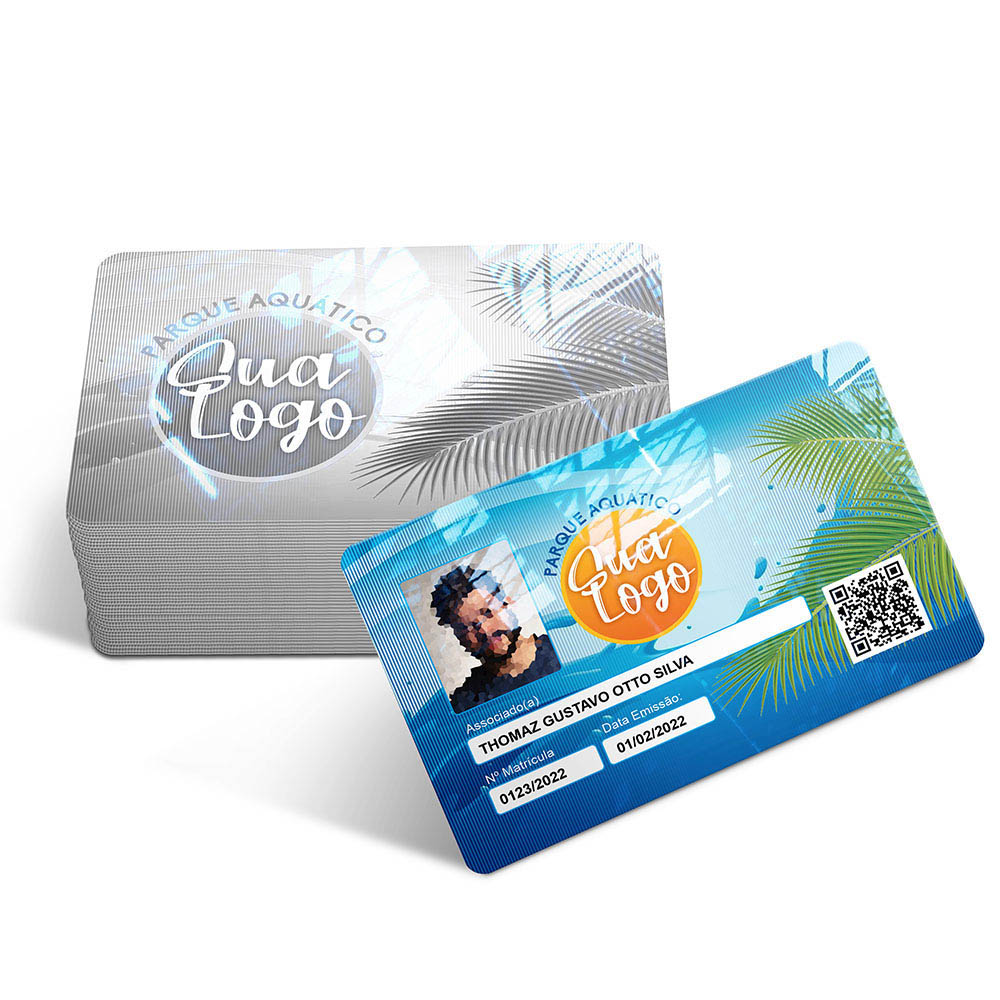 Cartões Fidelidade Plástico Compacto 75g (91x59mm)
