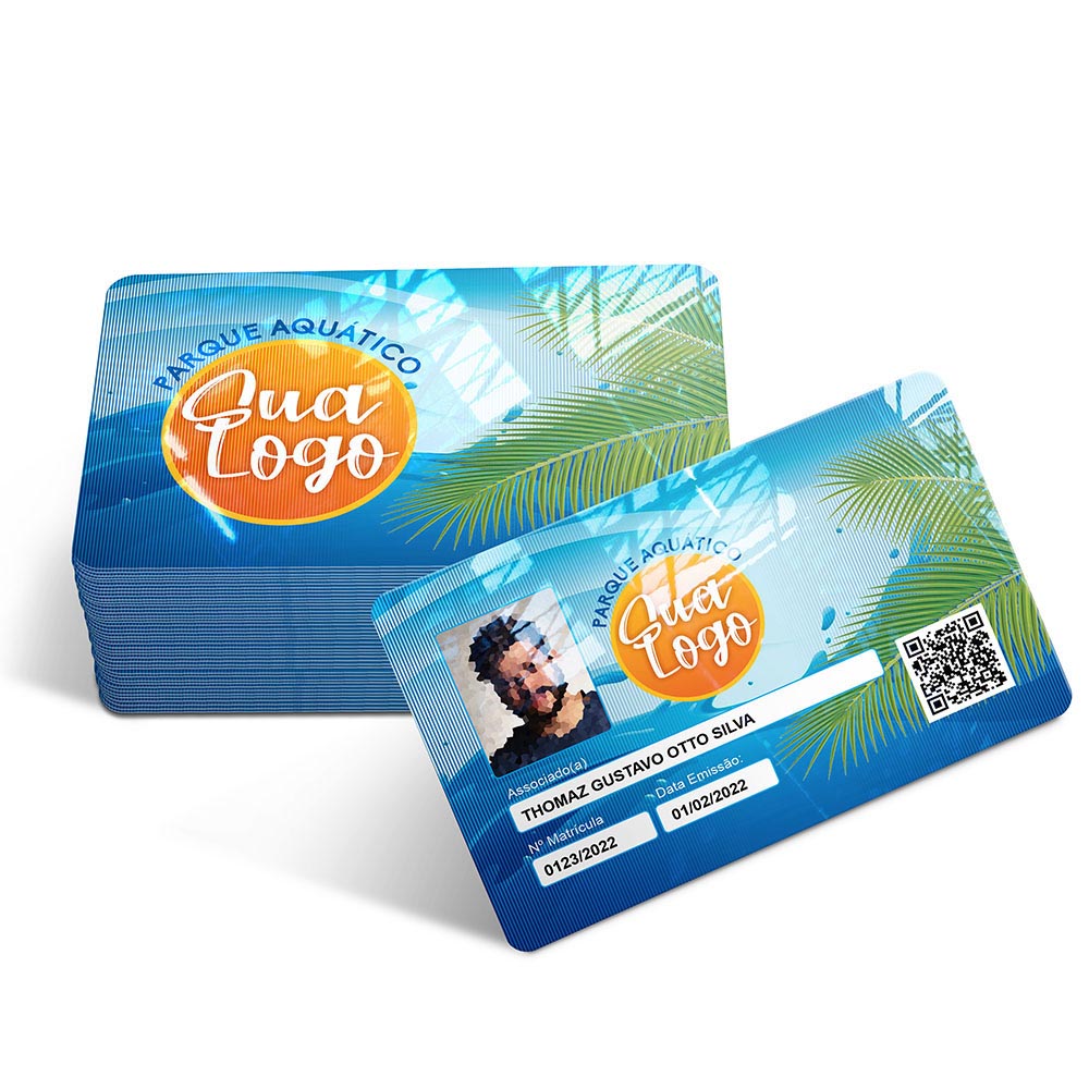 Cartões Fidelidade Plástico Compacto 75g (91x59mm)