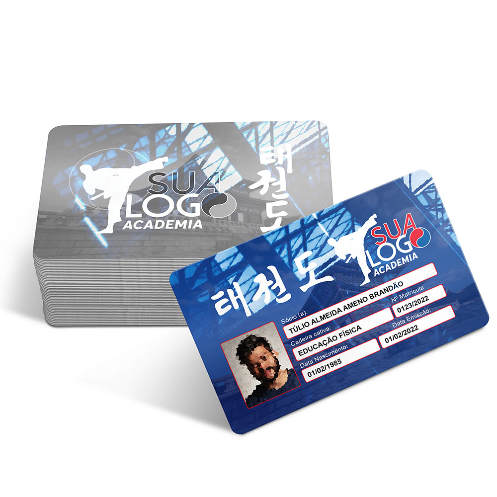 Cartões Fidelidade Plástico Compacto 75g (91x59mm)