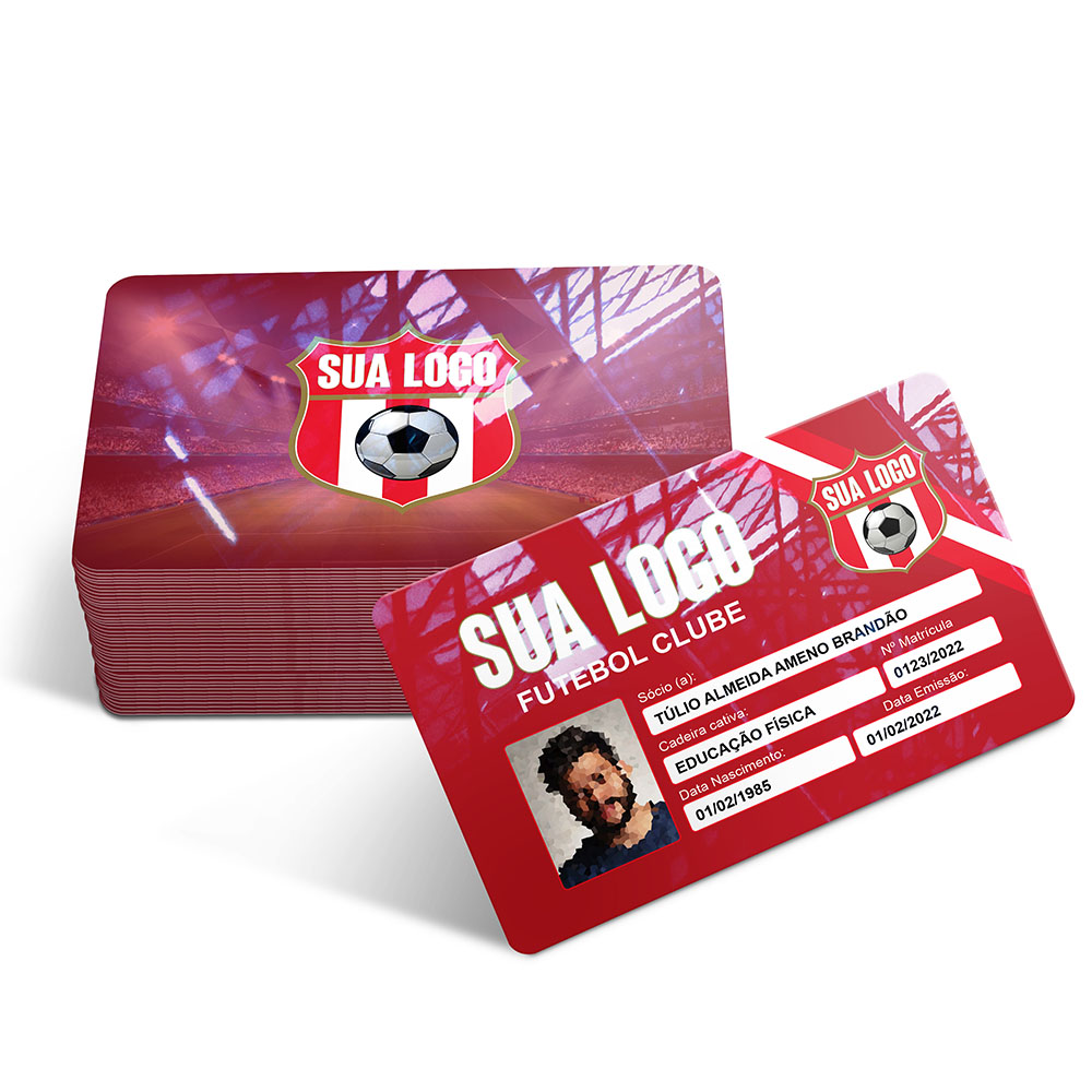 Cartões Fidelidade Plástico Compacto 75g (91x59mm)