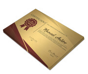 Certificados (420x300mm) Gold Master 300g Sem Verniz