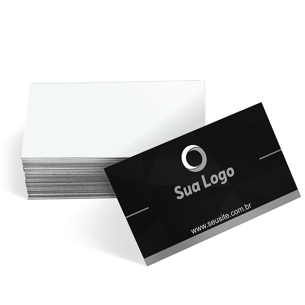 Cartões De Visita Couchê 250g Sem Laminação E Sem Verniz Uv