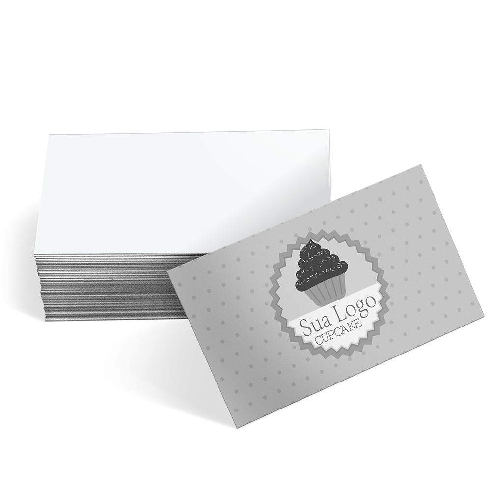 Cartões De Visita Couchê 300g Sem Laminação E Sem Verniz Uv