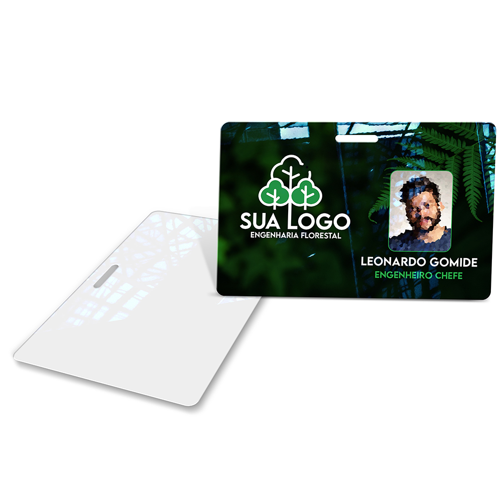 Crachá Horizontal 0,75mm Plástico Compacto 75g