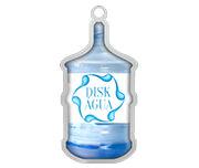 Chaveiro Resinado Metal Chapinha Galão de Água