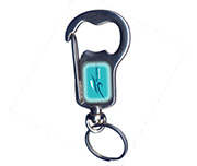 Abridor Resinado Metal Mosquetão Pequeno