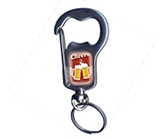 Abridor Resinado Metal Mosquetão Pequeno