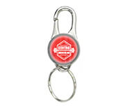 Chaveiro Resinado Metal Mosquetão Redondo