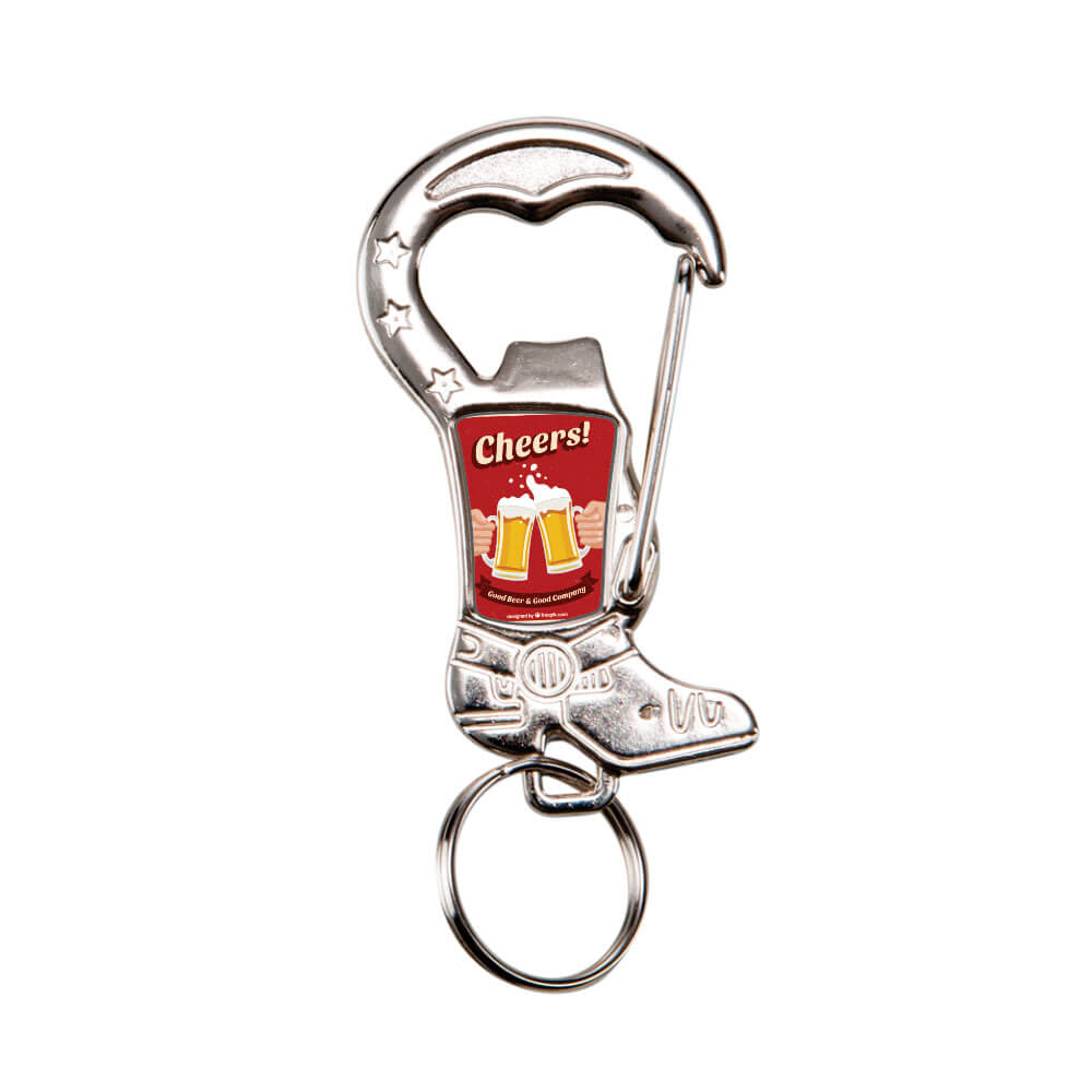 Abridor Resinado Metal Botinha