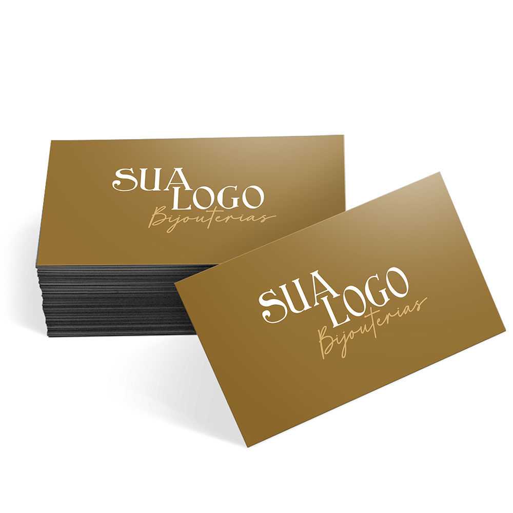 Cartões De Visita Couchê 300g Laminação Fosca Frente e Verso