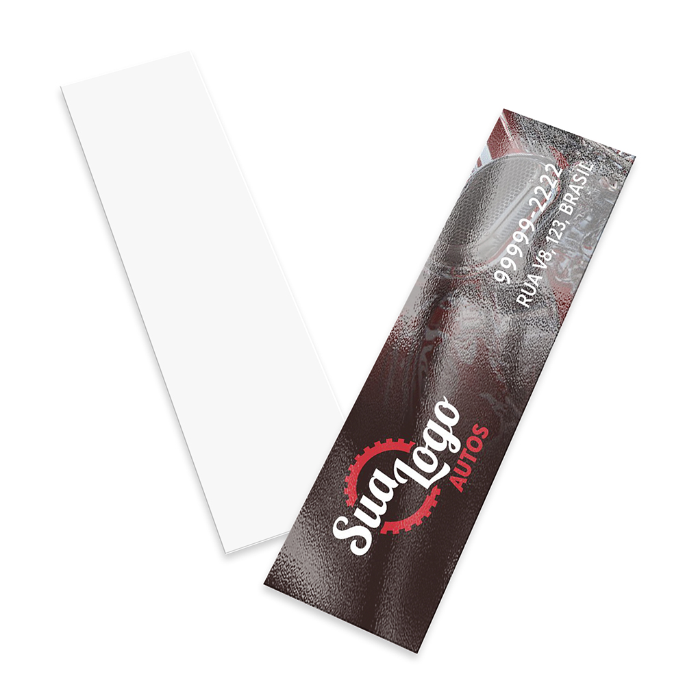 Mini Cartão Couchê 300g Verniz Uv Total Frente (91X26MM)