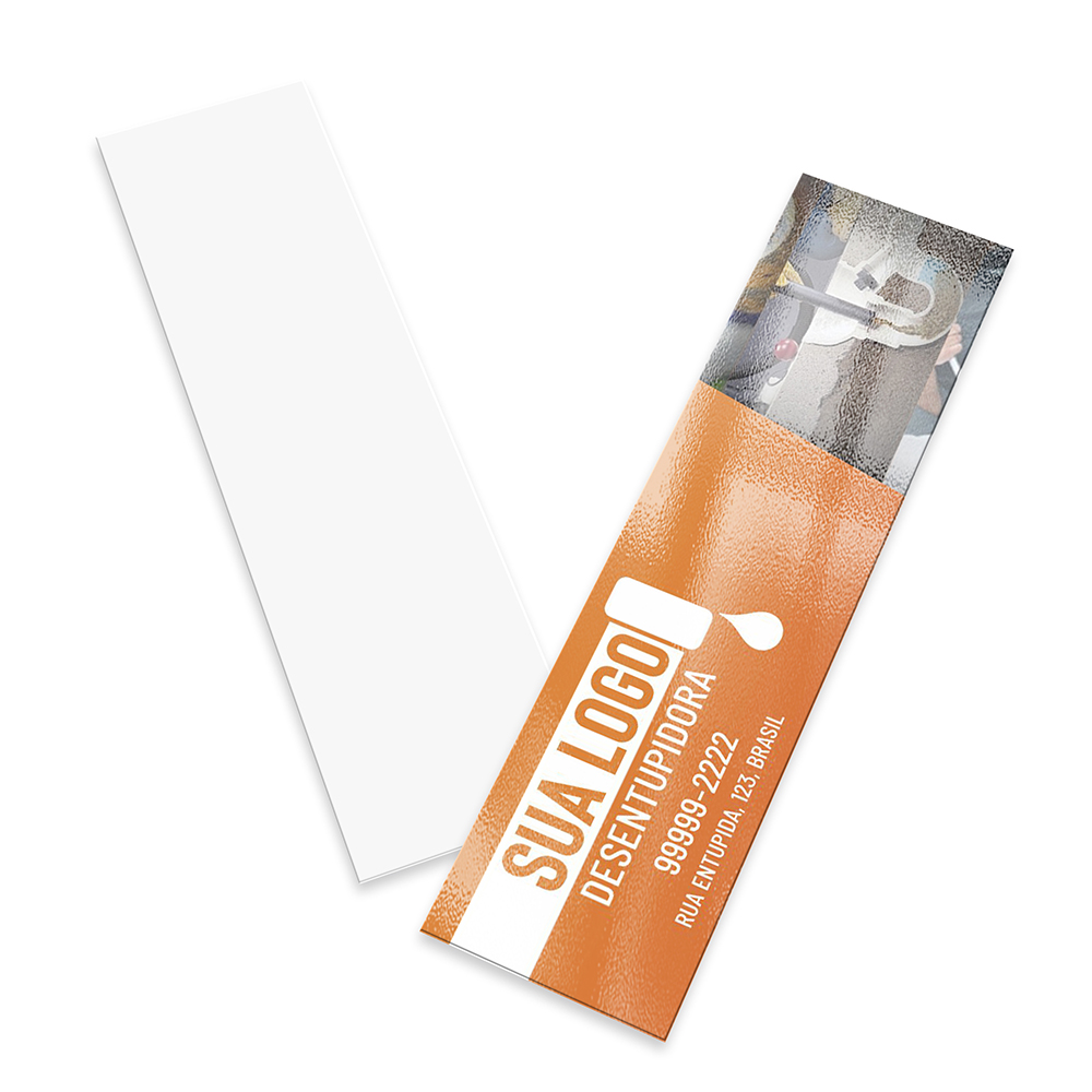 Mini Cartão Couchê 300g Verniz Uv Total Frente (91X26MM)