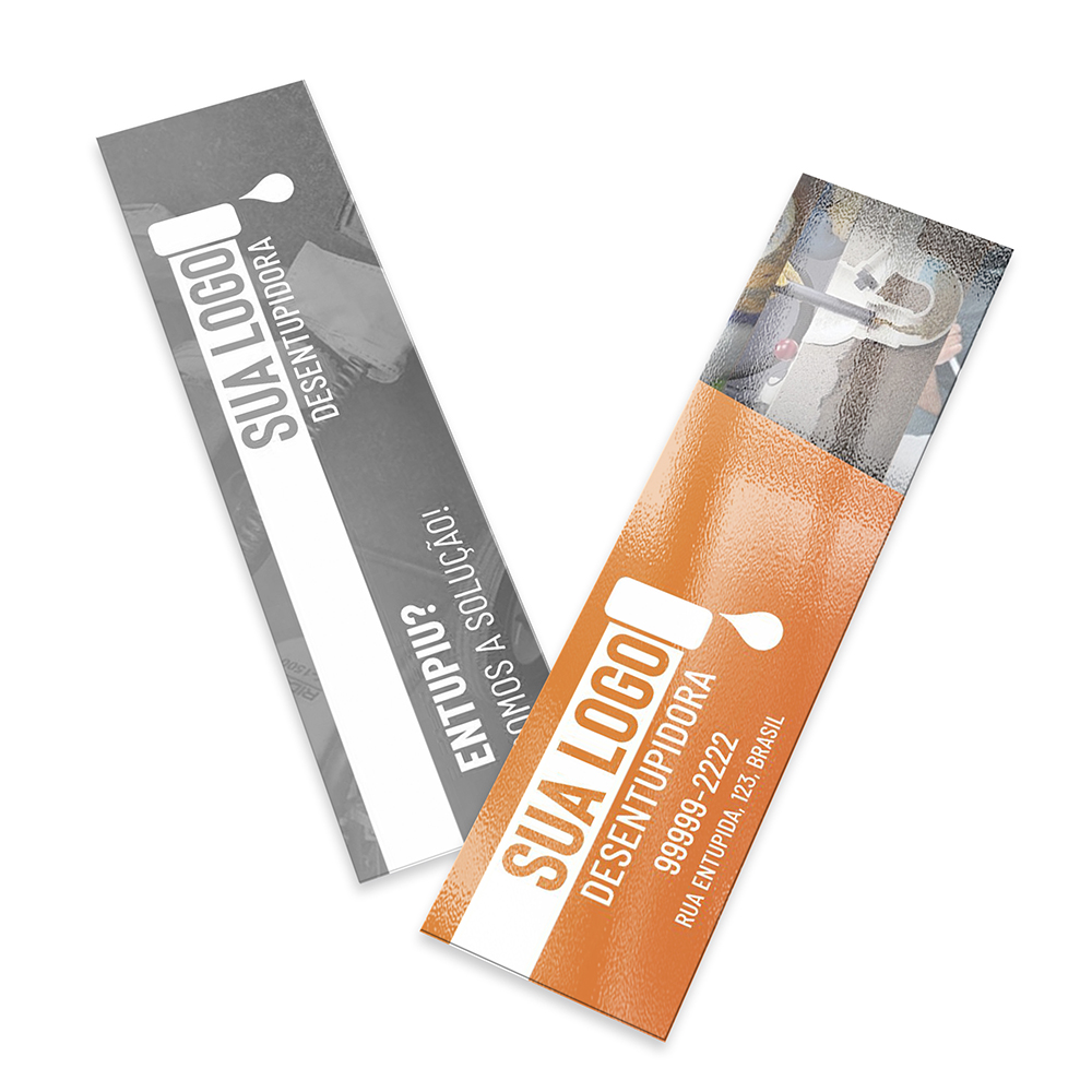 Mini Cartão Couchê 300g Verniz Uv Total Frente (91X26MM)