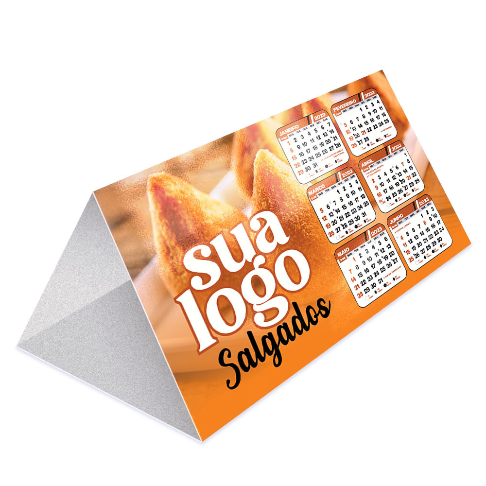 Calendário De Mesa Básico Supremo 255g Sem Verniz