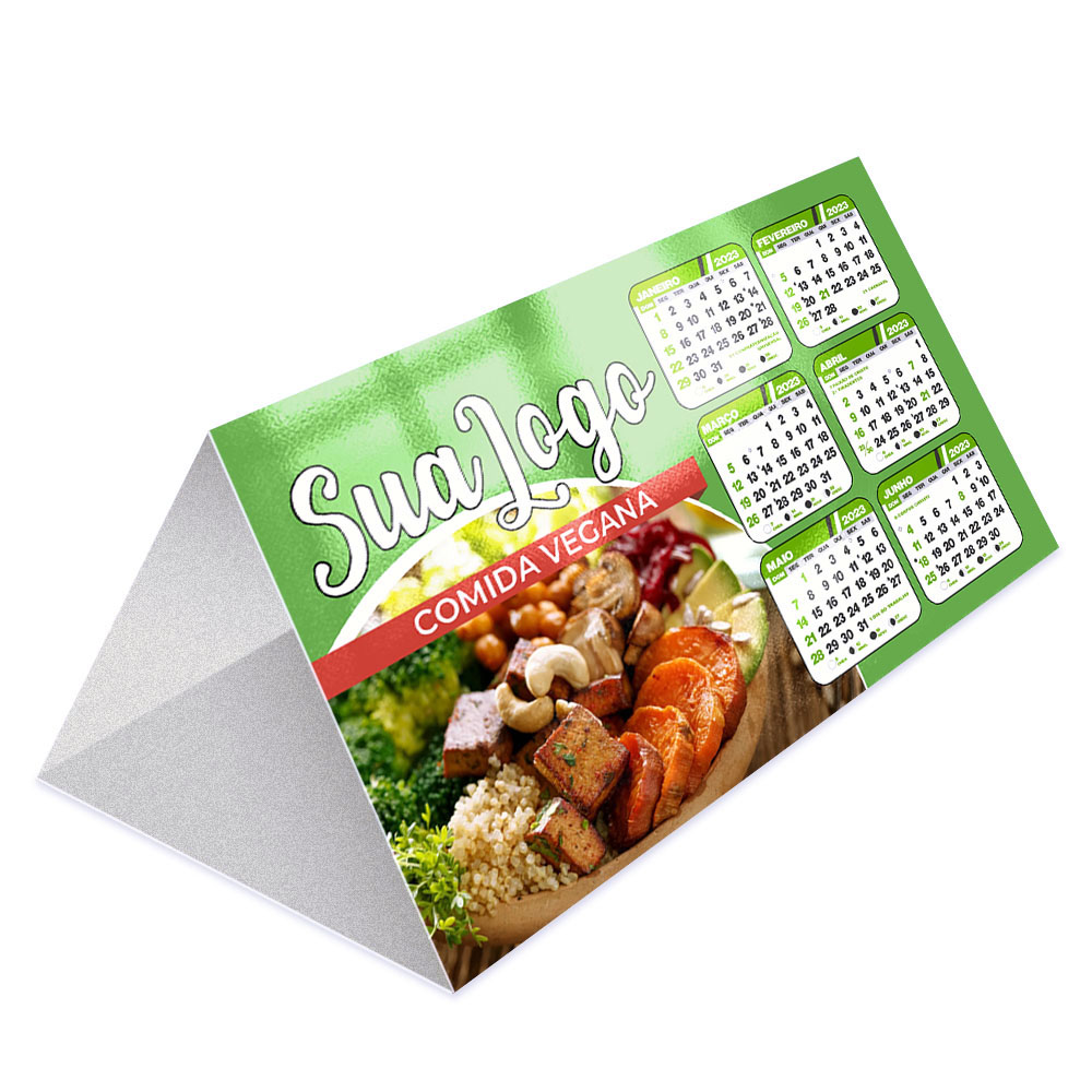 Calendário De Mesa Básico Supremo 255g Sem Verniz