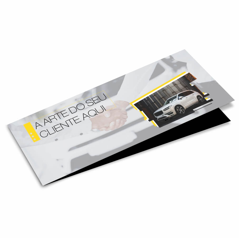 Capa De Carnê Couchê 250g Verniz Uv Total Fr