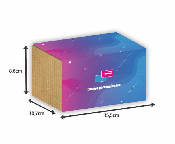 Cobre Caixas Couchê 115g Para 250 Cartões (406x145mm)