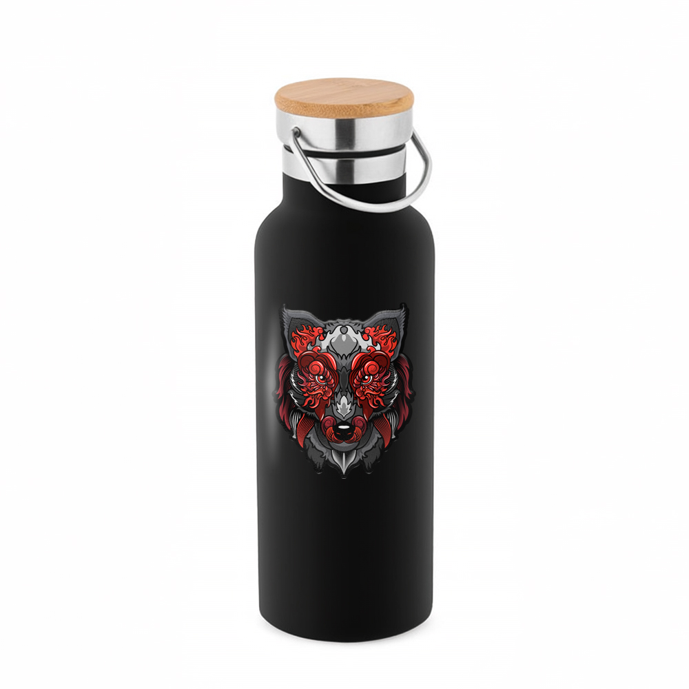 Garrafas E Squeezes Térmica Modelo Ragnar Com Parede Dupla Linha Premium (Preta)