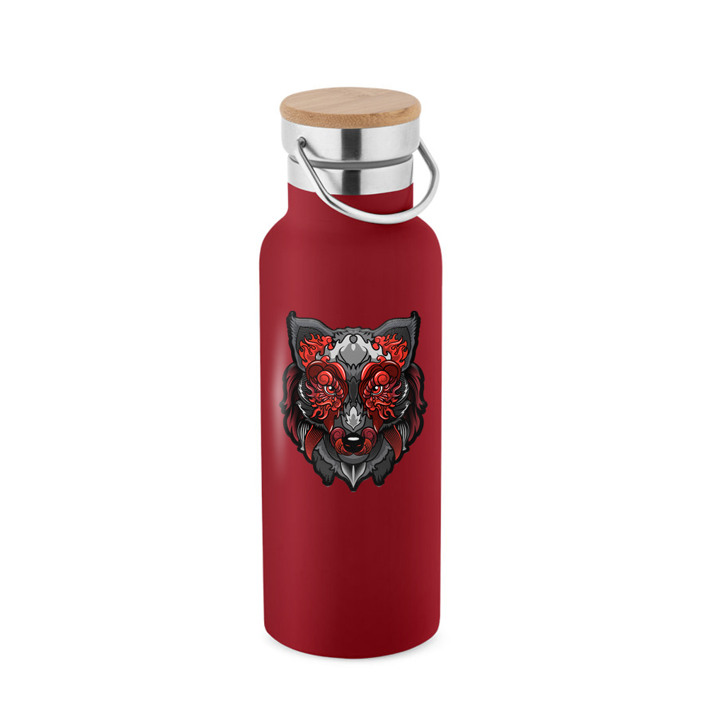 Garrafas E Squeezes Térmica Modelo Ragnar Com Parede Dupla Linha Premium (Vermelha)