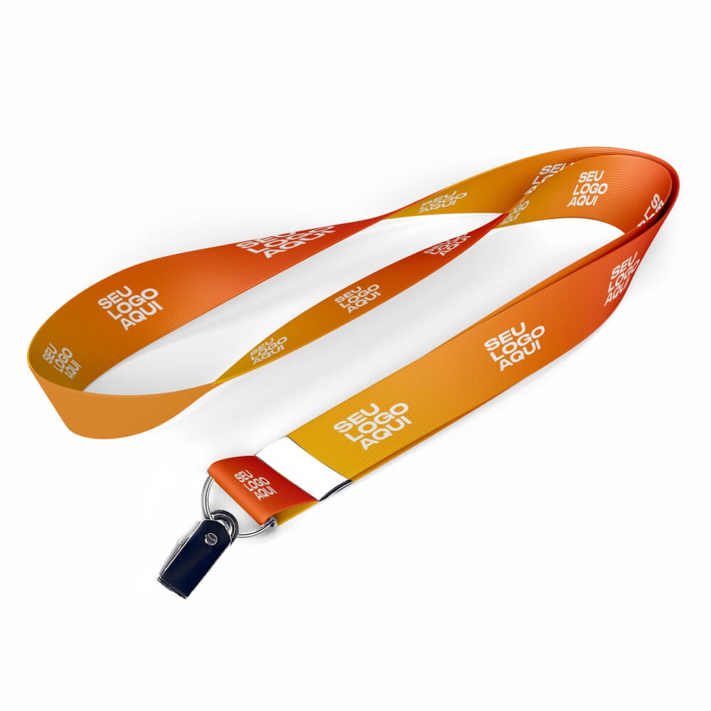 Cordão Com Argola Ou Mosquetão Cordão 12mm (1000x20mm)