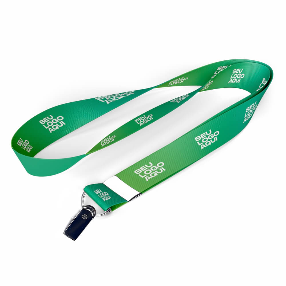 Cordão Com Argola Ou Mosquetão Cordão 12mm (1000x20mm)