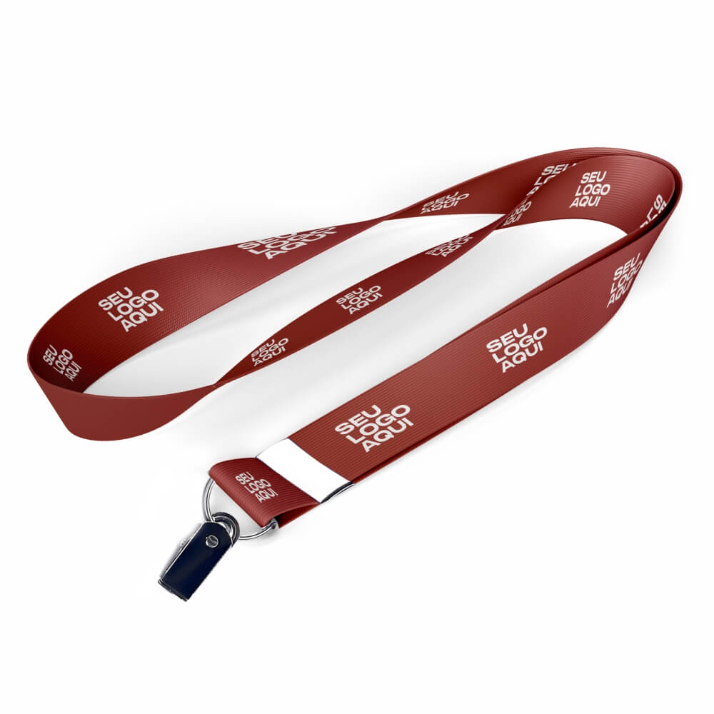 Cordão Com Argola Ou Mosquetão Cordão 12mm (825x20mm)