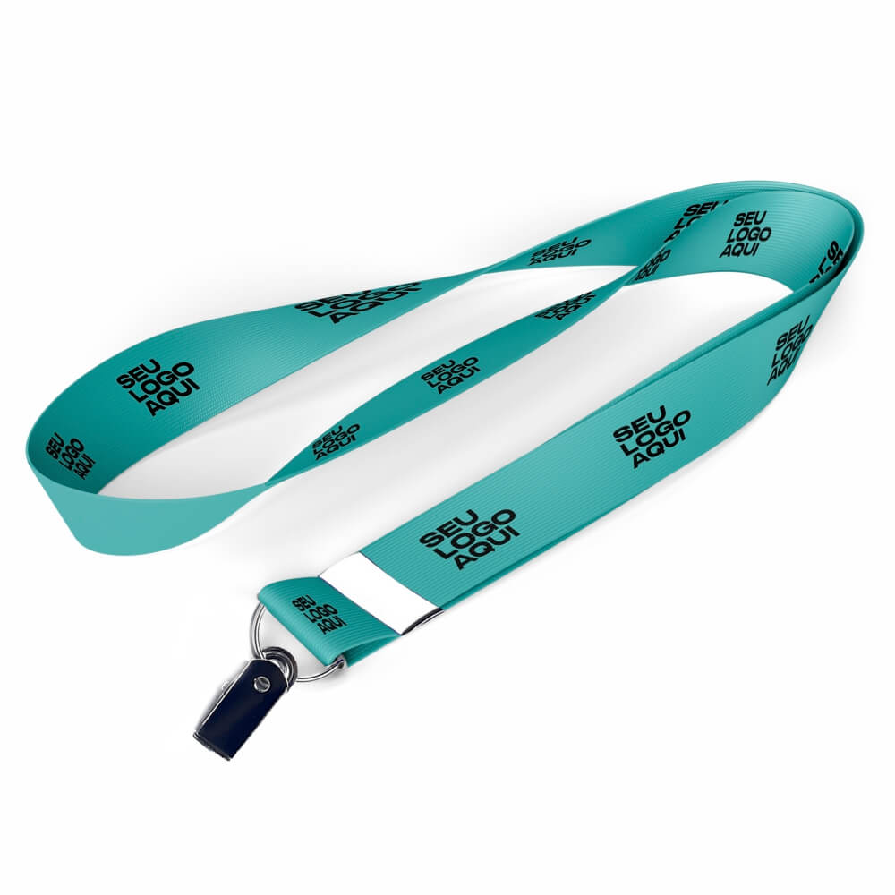 Cordão Com Argola Ou Mosquetão Cordão 15mm (1000x22mm)