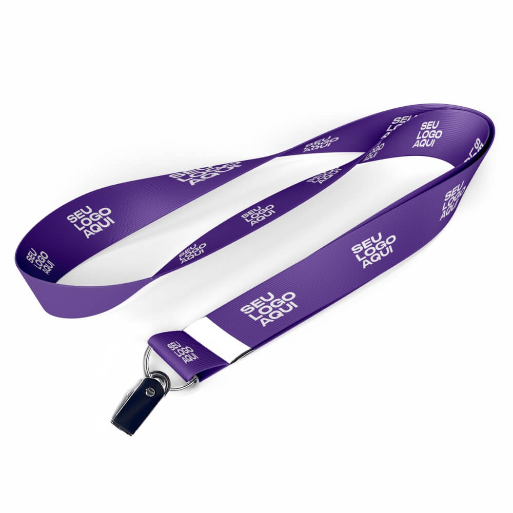 Cordão Com Argola Ou Mosquetão Cordão 15mm (825x22mm)