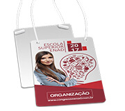 Credenciais Pvc 0,50mm Premium Branco (87x120mm)