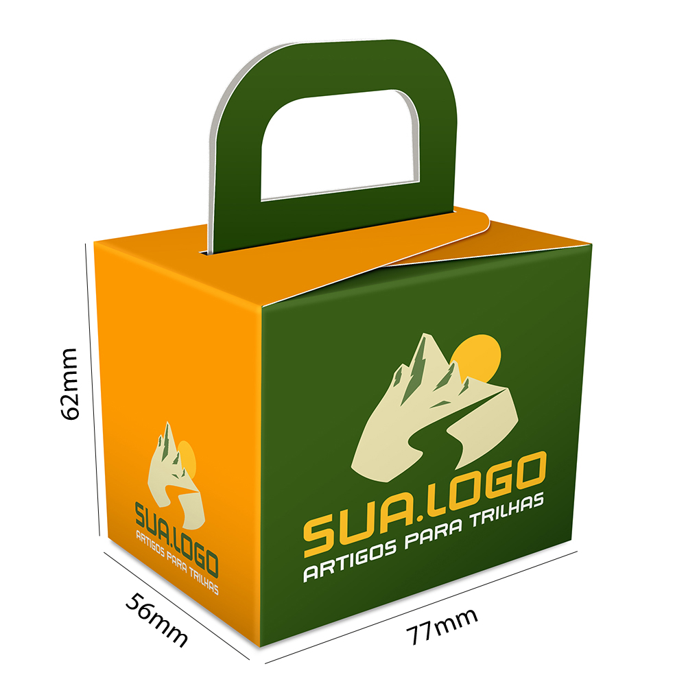 Caixa Para Presentes Supremo 305g Verniz Uv Total Frente