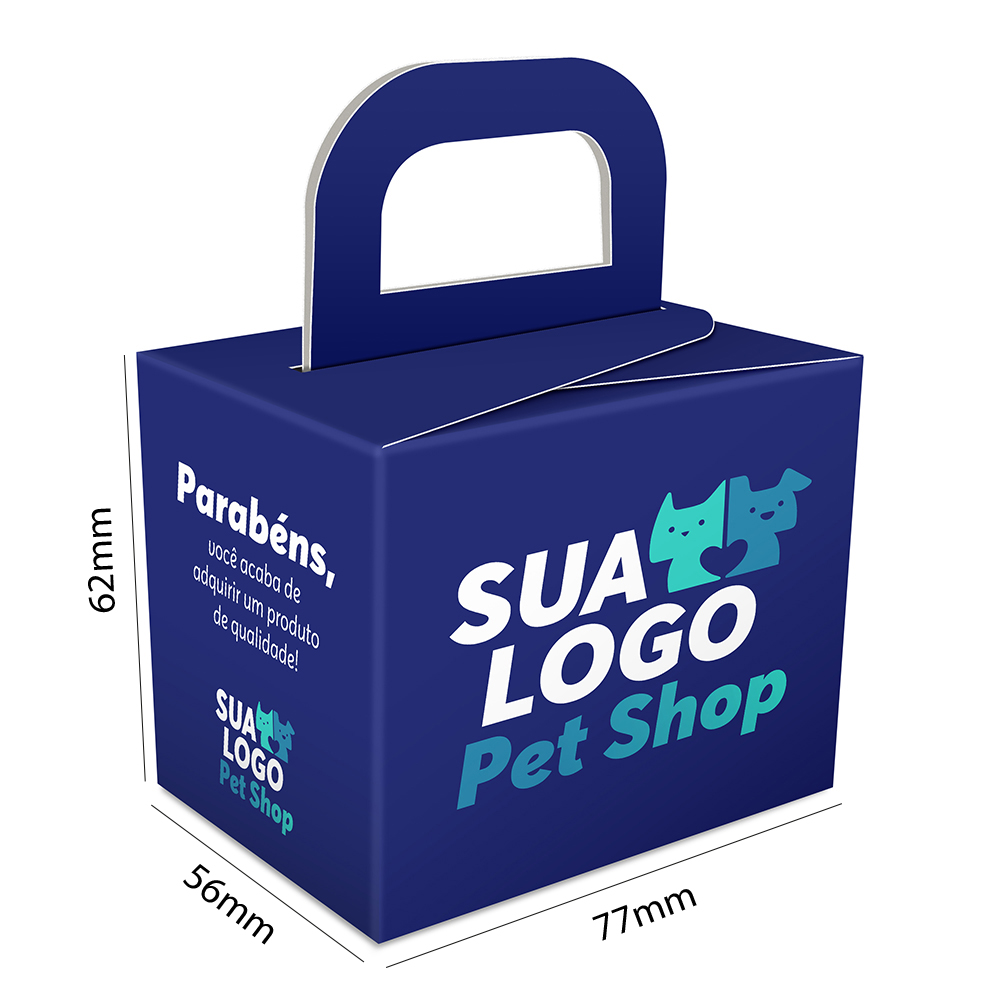 Caixa Para Presentes Couchê 300g Verniz Uv Total Frente