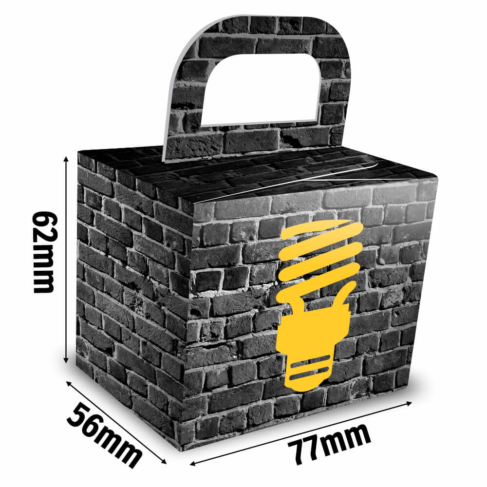 Caixa Para Presentes Couchê 300g Verniz Uv Total Frente