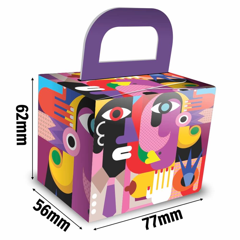 Caixa Para Presentes Couchê 300g Verniz Uv Total Frente