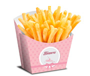 Produtos para Festa: Caixa para Batata Frita Couchê 300g