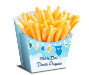 Produtos para Festa: Caixa para Batata Frita Couchê 250g