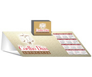 Calendário De Mesa Porta Cartões Simples Couchê 250g Sem Verniz