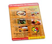 Cardápios Personalizados Plastificados Plástico Compacto 0,05mm (300x420mm)