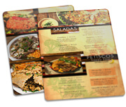 Cardápios Personalizados Plastificados Plástico Compacto 0,05mm (300x420mm)