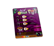 Cardápios Personalizados Plastificados Plástico Compacto 0,05mm (150x210mm)