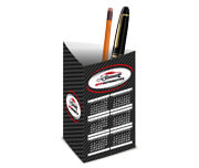 Calendário De Mesa Porta Canetas Vertical Couchê 300g Sem Verniz