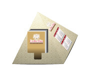 Calendário De Mesa Porta Cartões Pirâmide Couchê 250g Sem Verniz